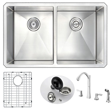 ANZZI VANGUARD Series K32192A-032 Kitchen Sink Kitchen Sink ANZZI
